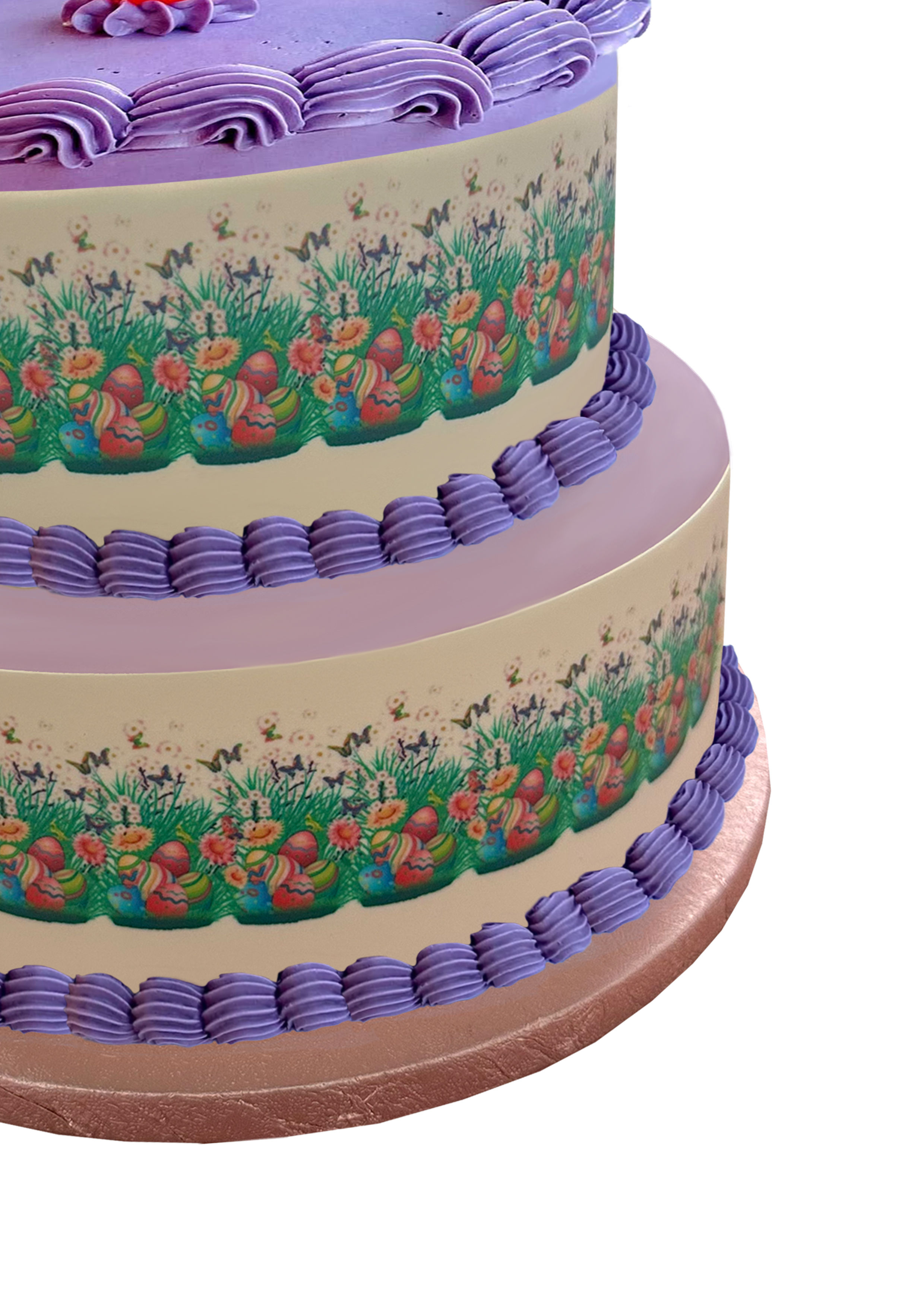 Cake Border EASTER EGG BUTTERFLY Border Edible Icing Sheet Decorationt