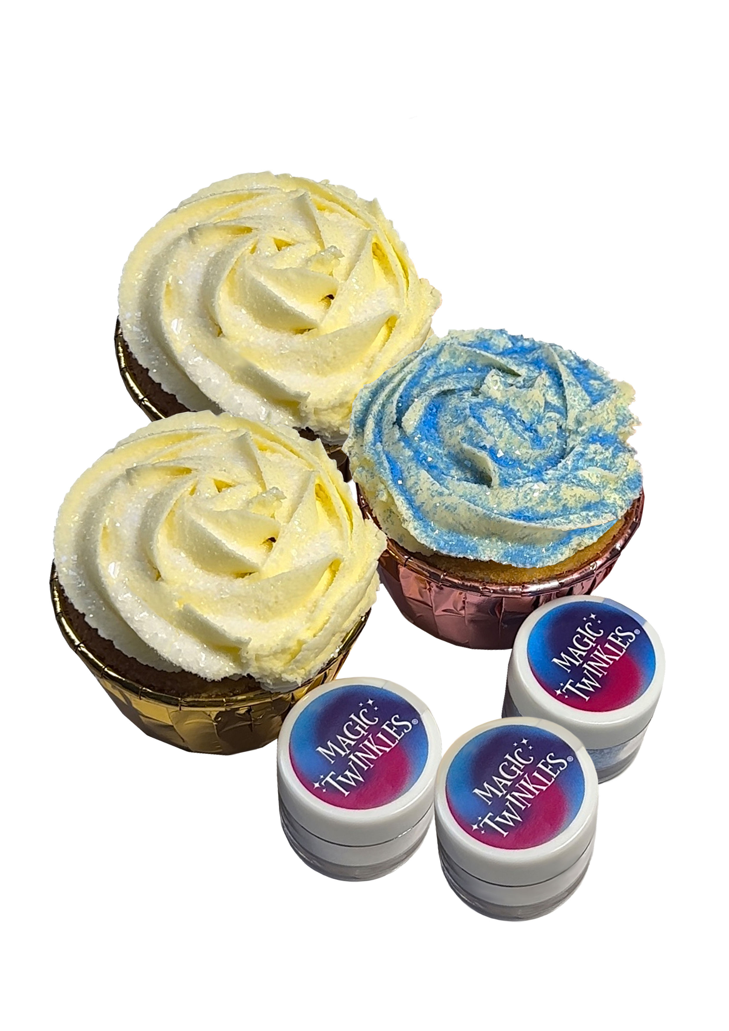 Magic Sparkles Twinkles Edible Glitter Snowflake, Snow Queen Collection.