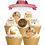 Thumbnail: 24 Thanksgiving USA Pre-Cut Edible Wafer Paper Toppers