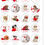 Thumbnail: 24 Precut Valentine's Day Cute Puppy Dog Edible Wafer Paper Toppers