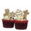 Thumbnail: 24 Gingerbread Cookie Biscuits Themed Stand Up Cake Toppers on Thick Wafer