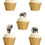 Thumbnail: 27 Stand Up Edible Wafer Paper Elephant Animal Zoo themed Cake Toppers