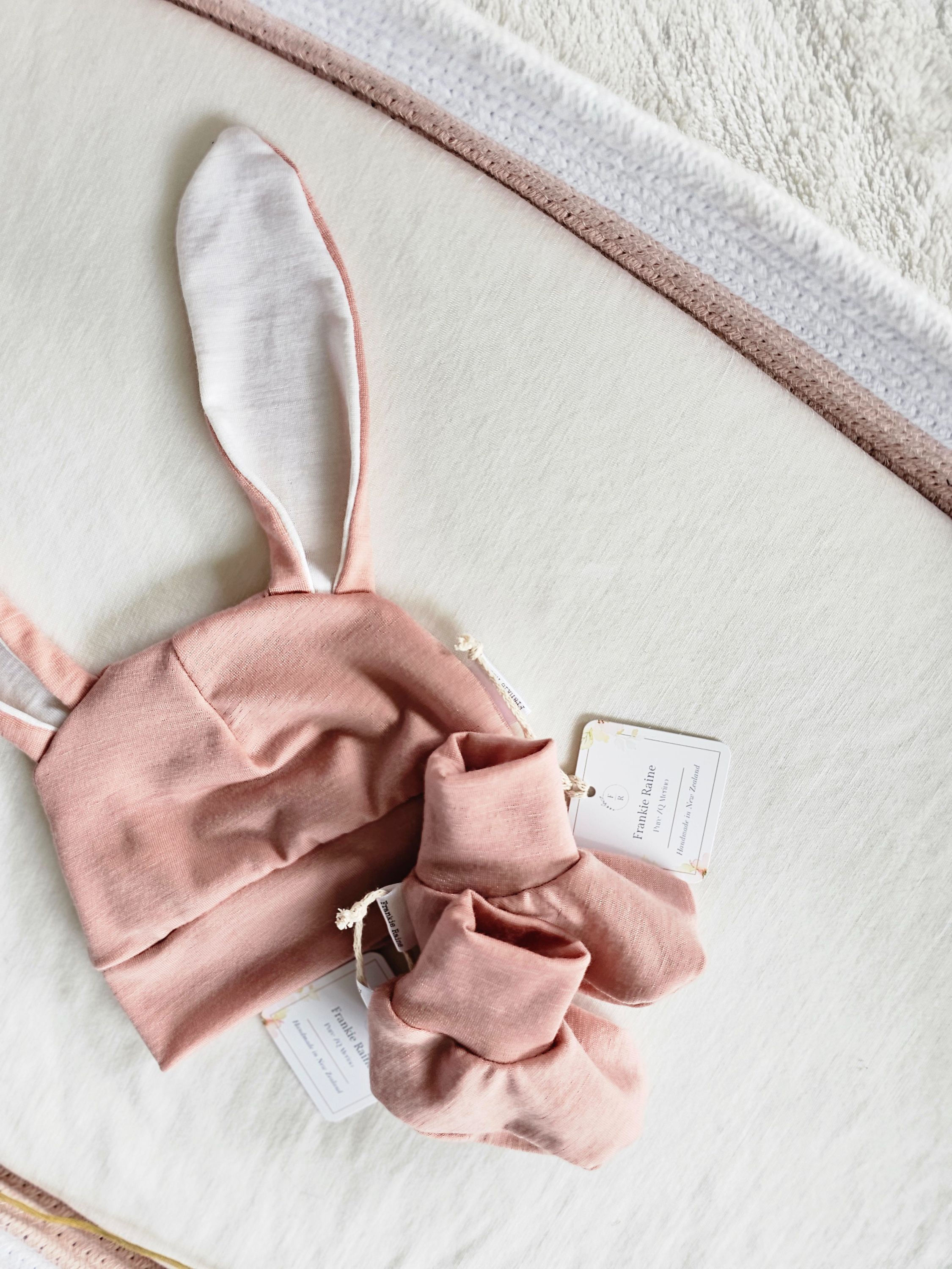 Frankie Raine Merino Baby Bunny Gift Set