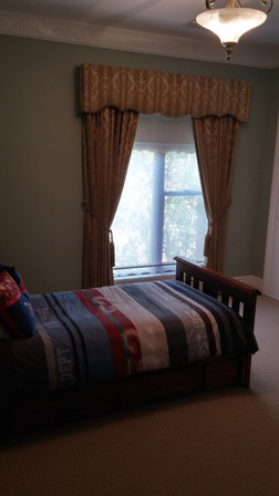 Pelmet and Drapes