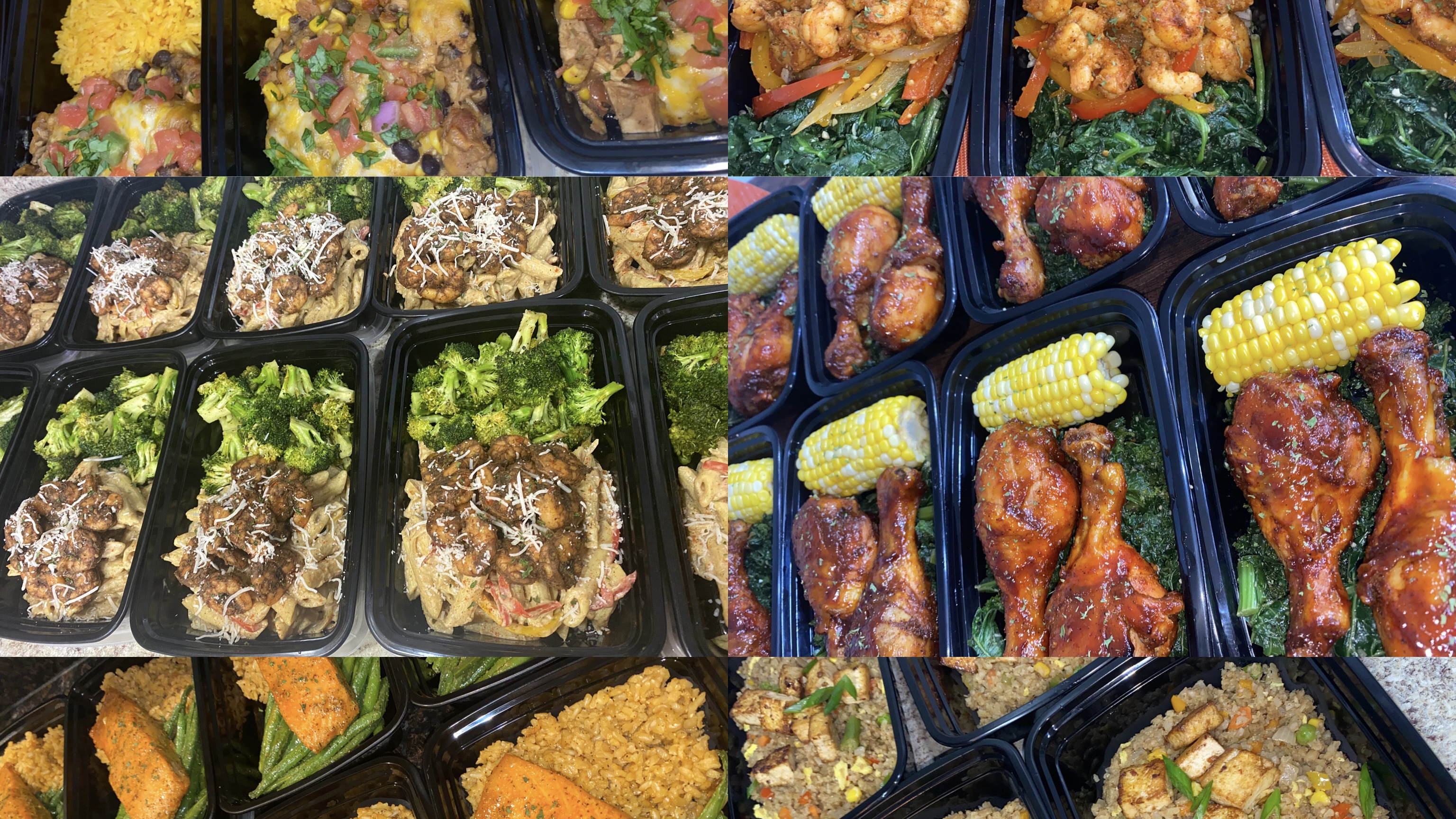 Arranged Food and Objects