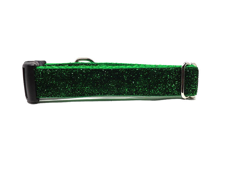 Thumbnail: Dog Collar - 'Sparkle - Green' - No Mess Sparkle/Glitter Design