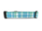 Thumbnail: Dog Collar - 'Charleston Plaid' - Light Blue and Green Design
