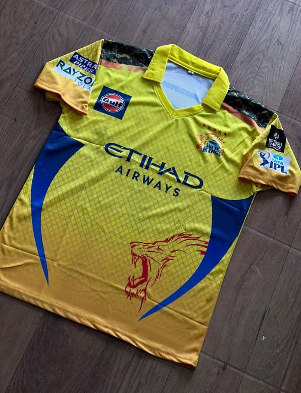 Thumbnail: CSK Authentic Match Jersey IPL 2025