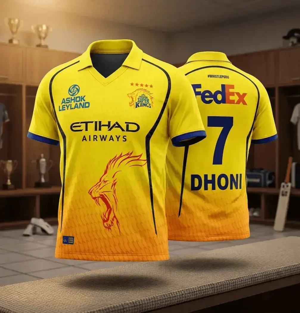 CSK IPL Jersey 2026