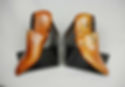 Antique Adult Shoe Last Bookends