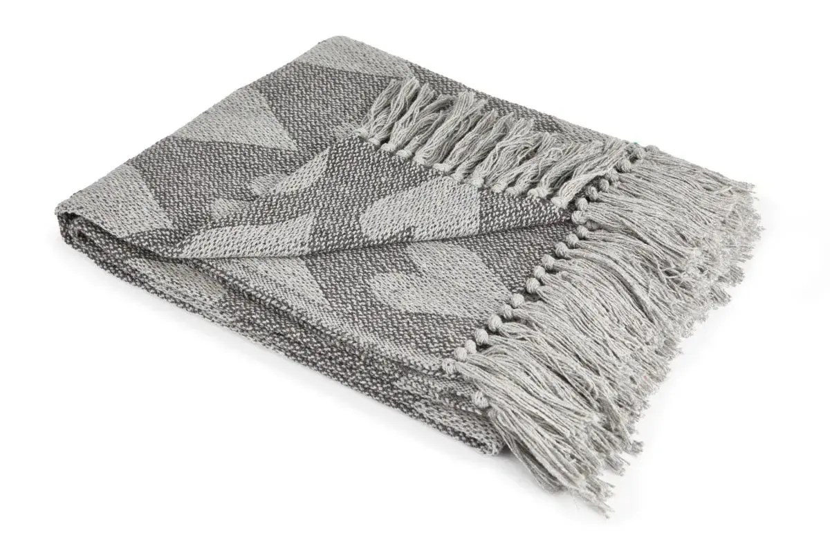 Love Heart Throw Grey