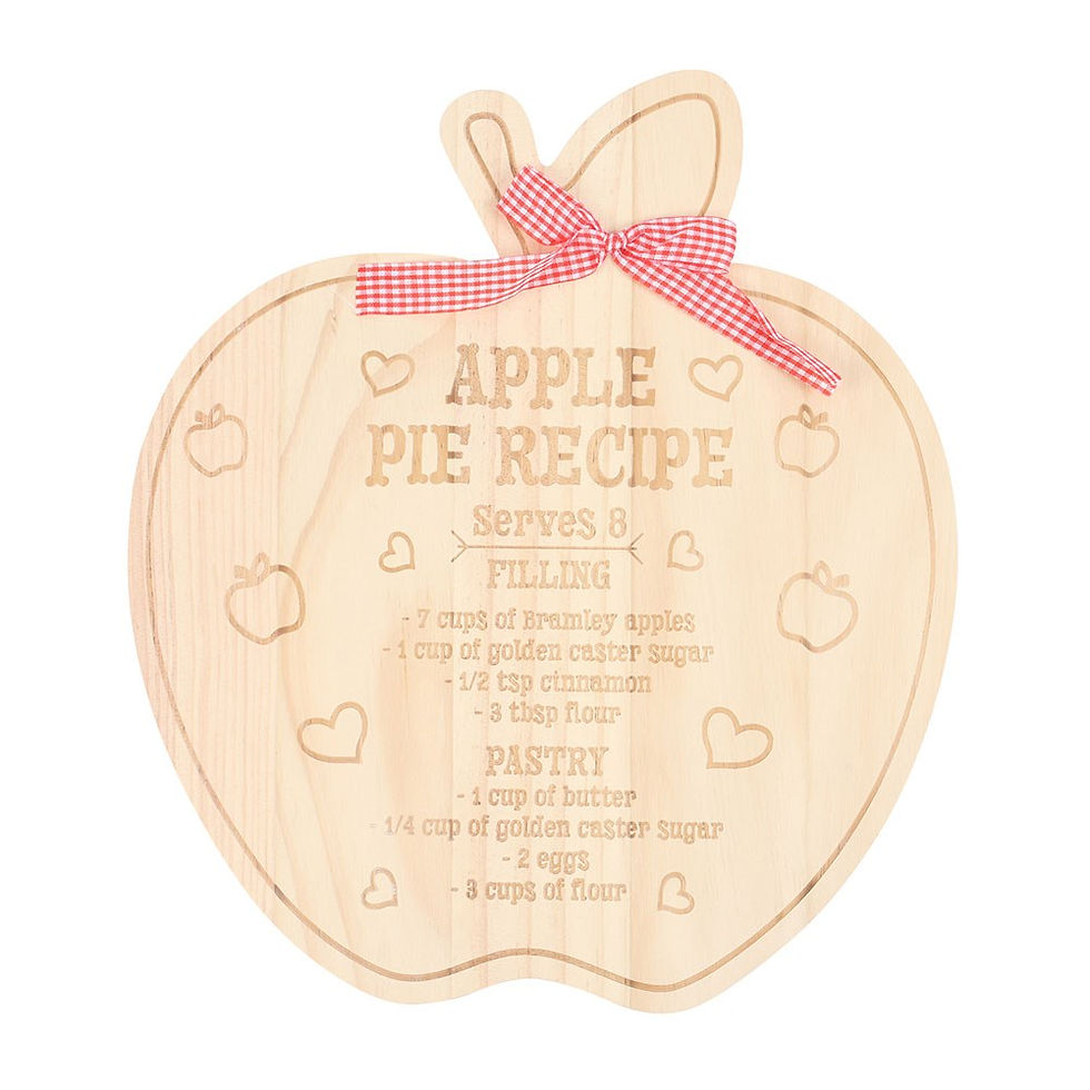 Thumbnail: Apple Pie Recipe Bamboo Serving Board