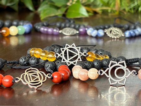 Gemstone beaded bracelets