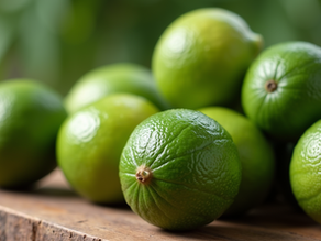 Fresh limes showcasing their vibrant color and texture