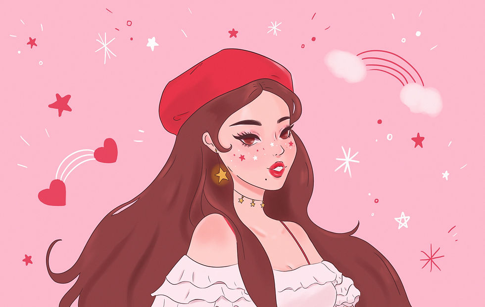 Wear is She Now drawn by artist, Bianca Monte