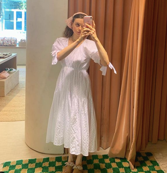 Emma Roepke white cottage core dress