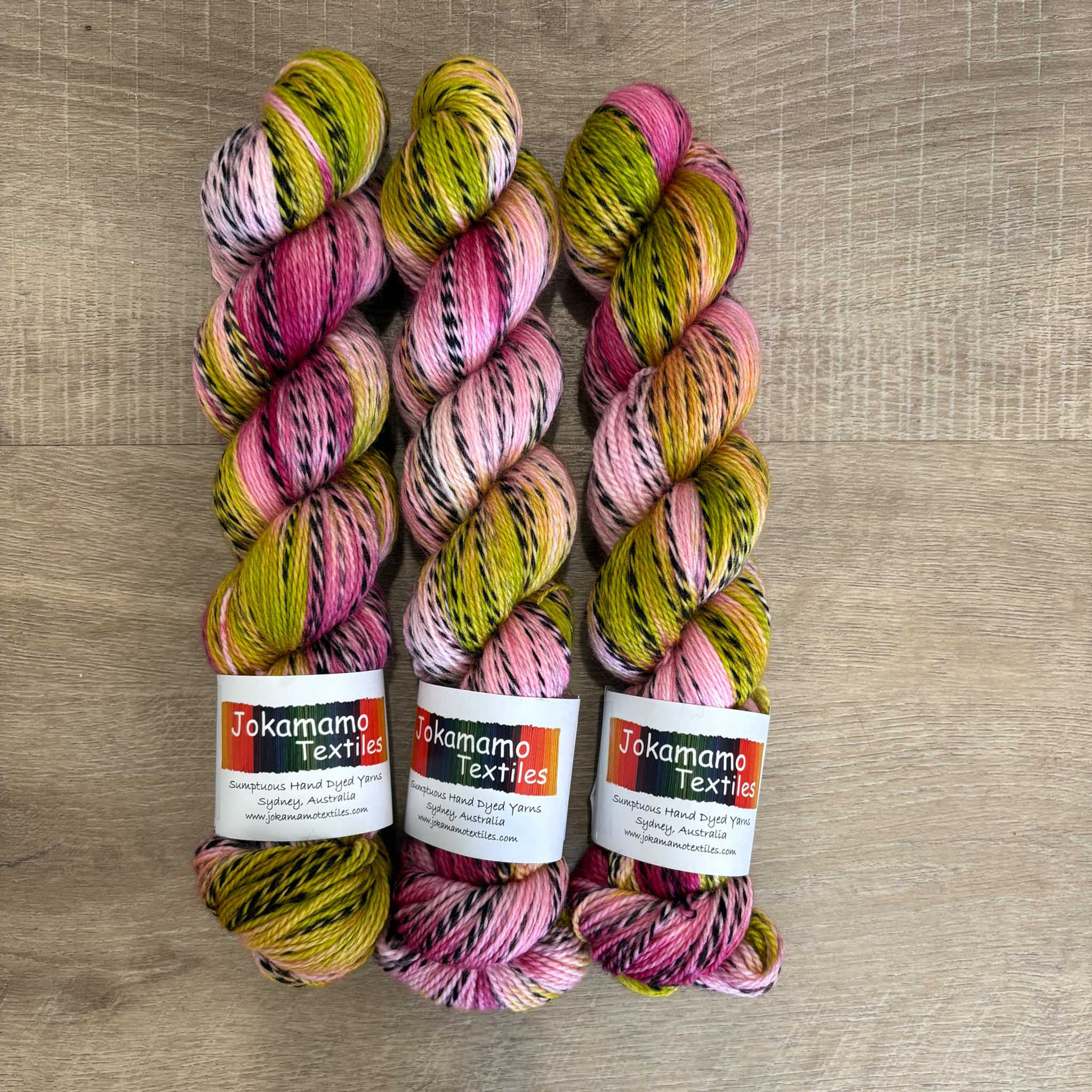 OOAK Zebra Merino yarn