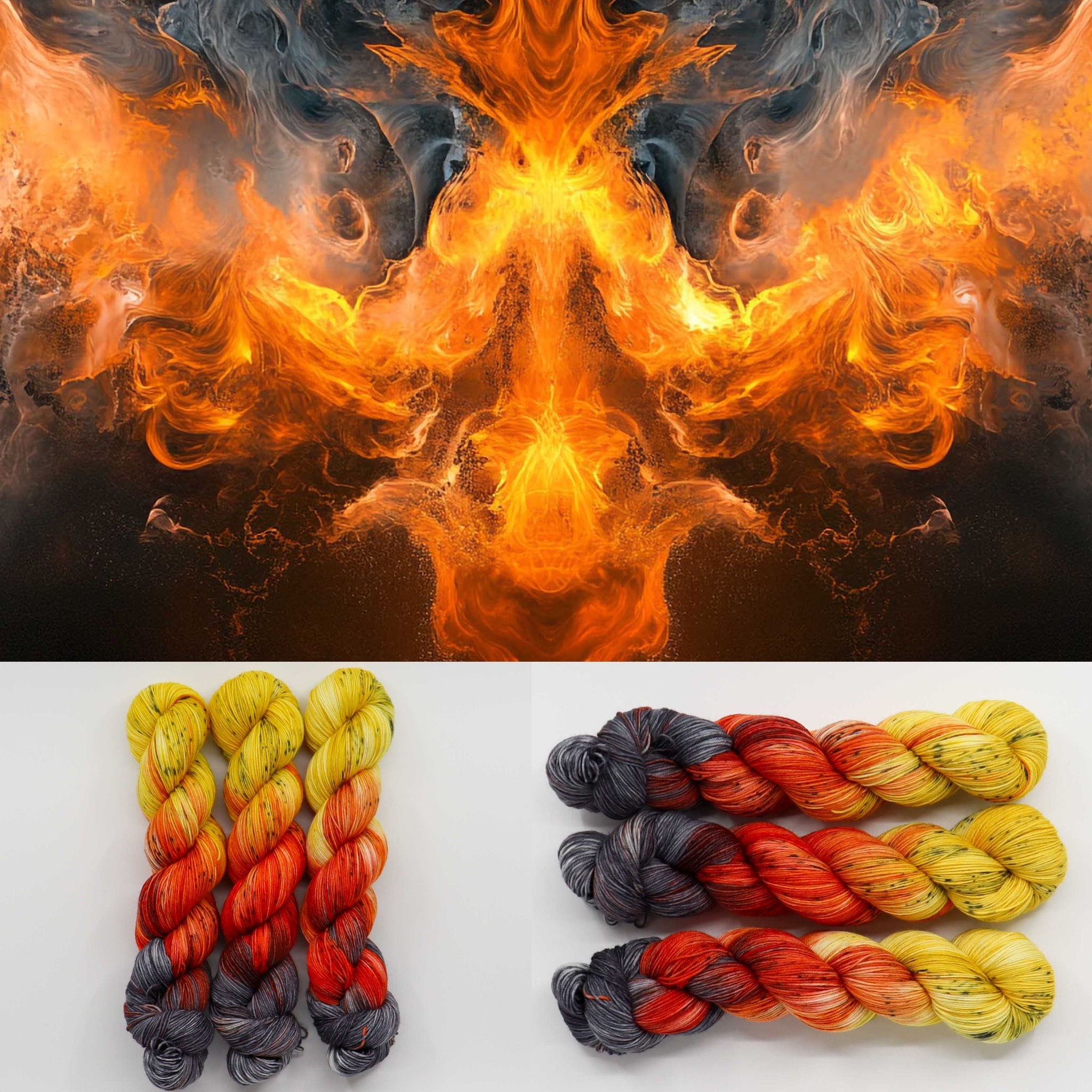 Fire & Brimstone Merino Nylon Yarn