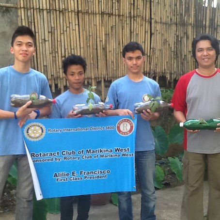 Joint Urban Farming with the Interact Club of Tanong High School