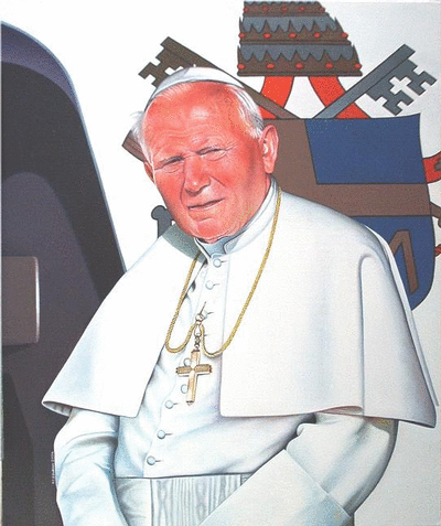 Pope Jean-Paul II by TOFFART ® All Rights reserved