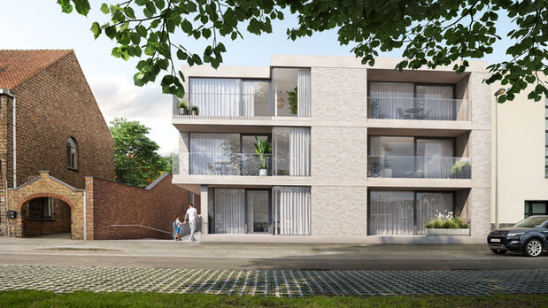 Meergezinswoning le Hibou Bultynck Kindt architecten te Brugge