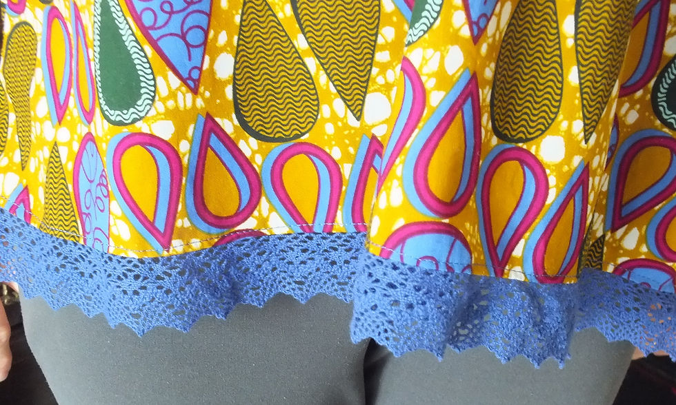Miniatura: Blusa de algodão africano