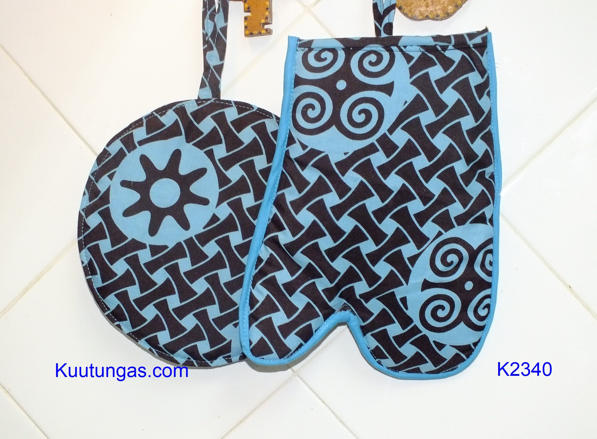 Conjunto de pegas de cozinha