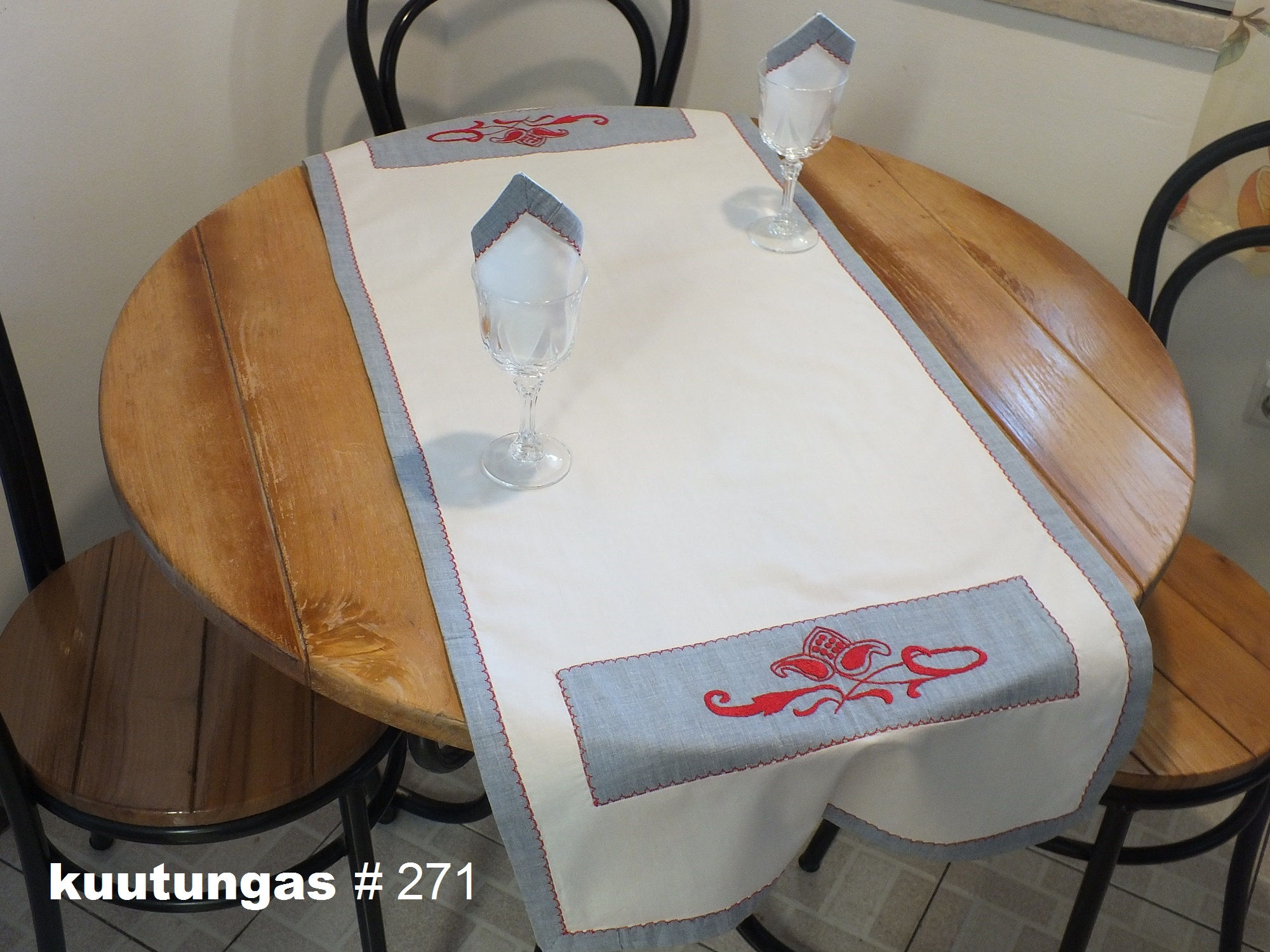 Marqueur avec 2 serviettes