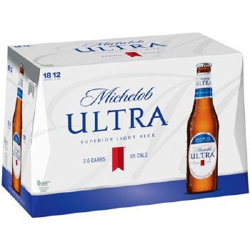 Michelob ULTRA Light Beer 18pk 12oz Bottles