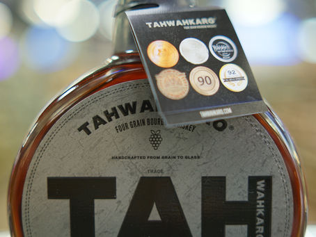 TAHWAHKARO FOUR GRAIN BOURBON Available now at KC liquor.