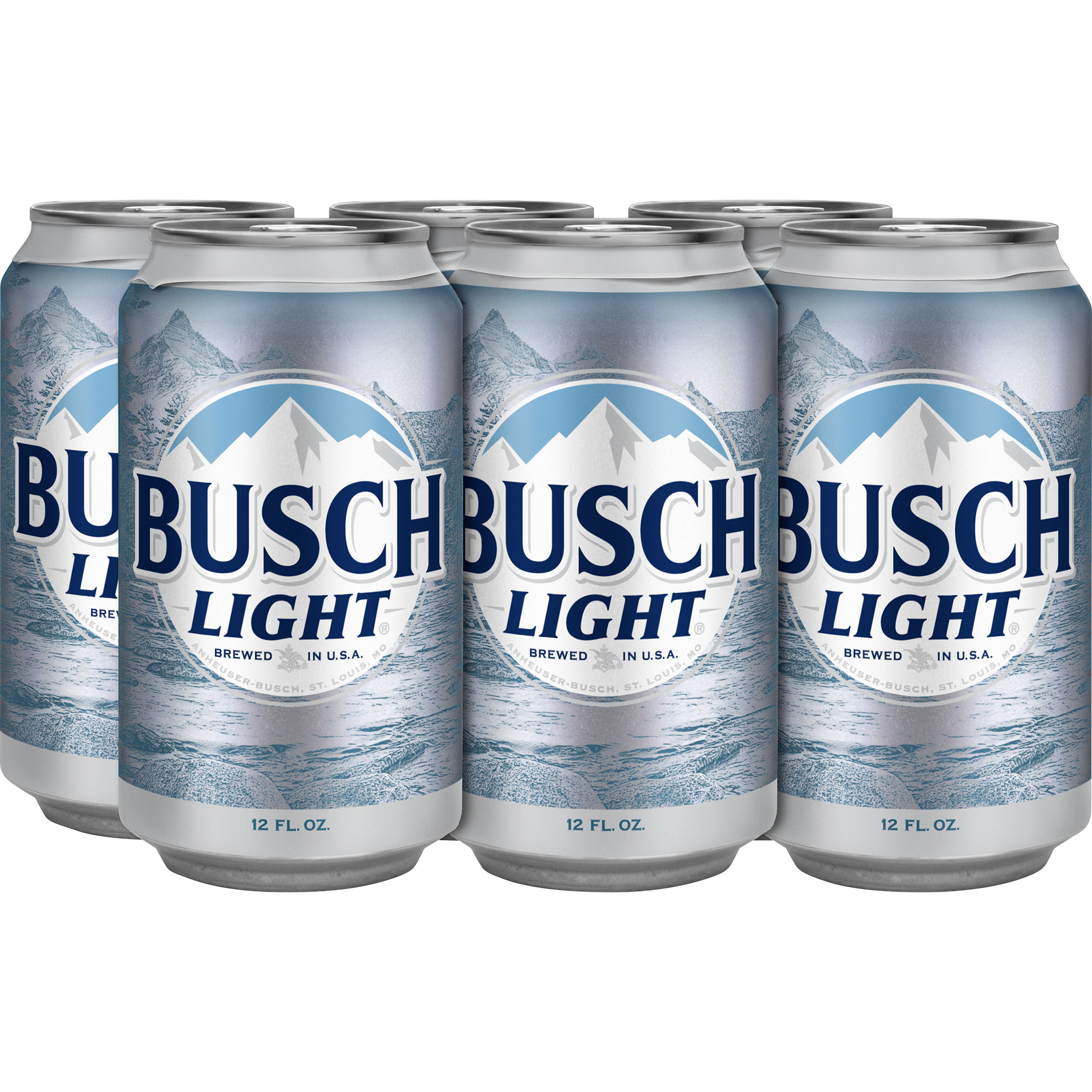 Busch Light Beer, 6 Pack 12 fl. oz. Cans, 4.1% ABV
