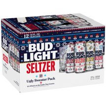 Bud Light Ugly Sweater Pack Seltzer Variety Pack, 12 Pack 12 fl. oz. Cans, 5% AB