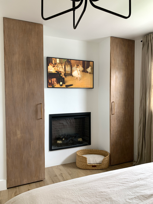 Master Bedroom with Fireplace