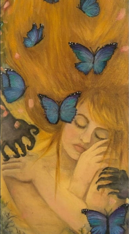 selfportrait- elisadematteis oilpaint_ed