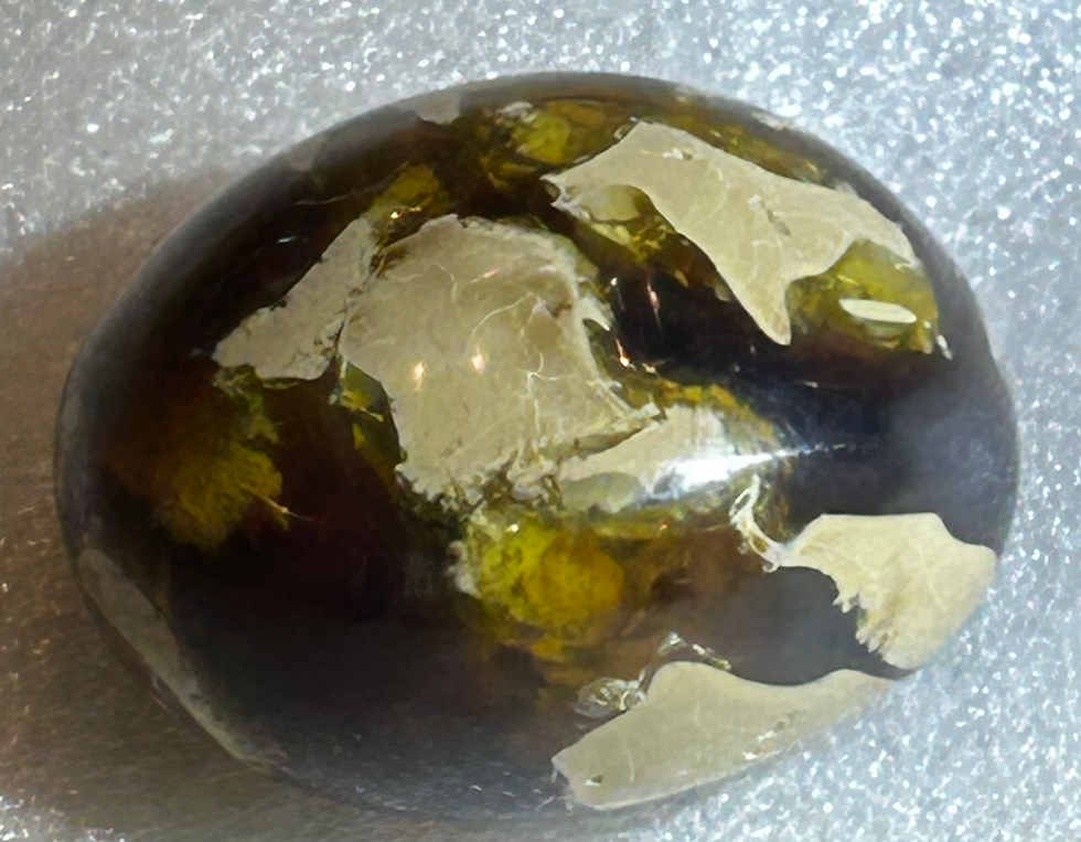 Thumbnail: Blue Amber Free Form/Tumble