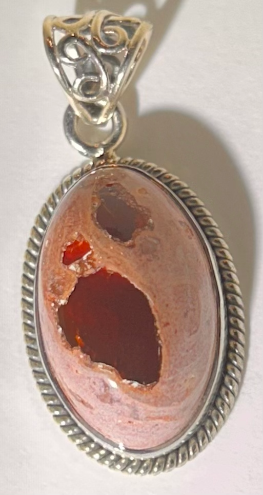 Thumbnail: Mexican Fire Opal Pendants