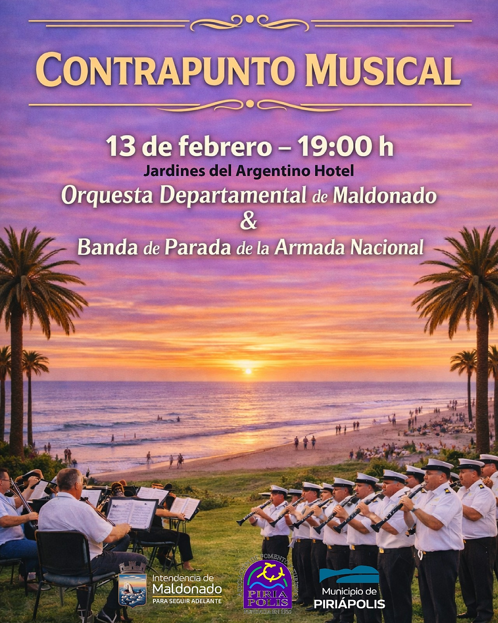 Contrapunto musical éste viernes en exteriores del Argentino Hotel