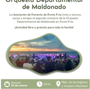 La Orquesta Departamental de Maldonado llega a Punta Fría 