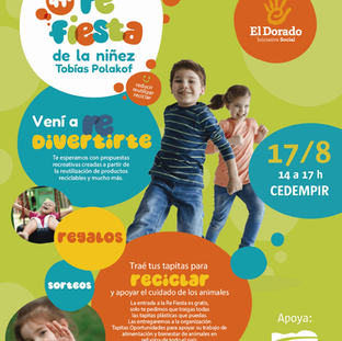 Este sàbado 17 de agosto llega la 41ª Fiesta de la Niñez "Tobías Polakof"