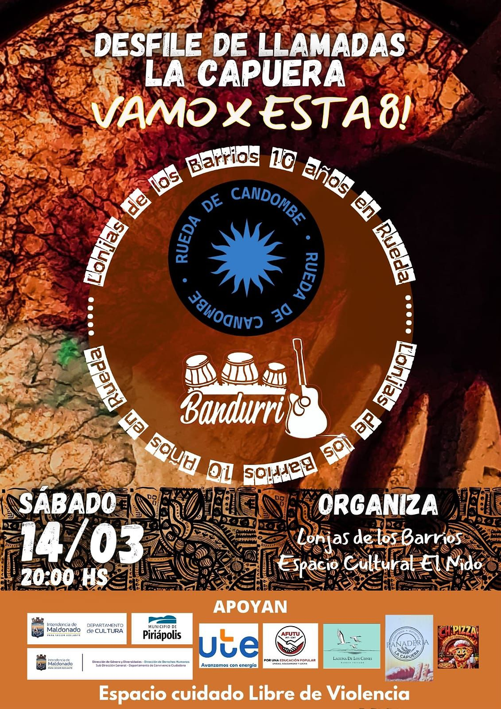 Se viene una nueva edición del desfile de llamadas  en La Capuera 