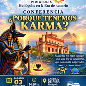 El próximo 3 de octubre, se realizará una conferencia sobre el significado del karma y su relación con nuestro aprendizaje y evolución personal.