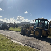 El equipo de Obras del Municipio de Piriápolis continúan realizando tareas de mantenimiento vial en diferentes sectores de la ciudad