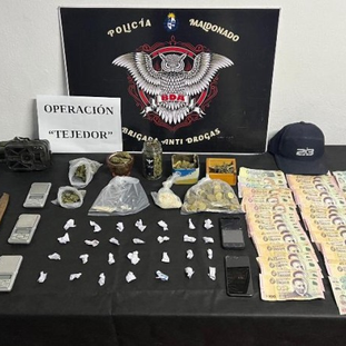 Cuatro hombres fueron condenados a prisión tras operativo en una boca de droga en Maldonado 