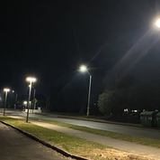 Se instalaron varias redes  lumínicas led en varios puntos de Piriápolis 