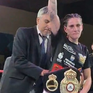 Boxeo: Gaby Bouvier se consagró por cuarta vez campeona del mundo .