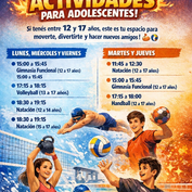 Se inician las actividades para adolescentes en el Centro Deportivo de Piriápolis 
