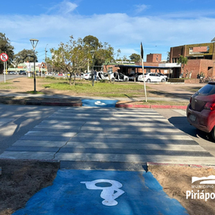 El equipo de Obras del Municipio de Piriápolis construyó nuevas rampas accesibles en las inmediaciones de la terminal