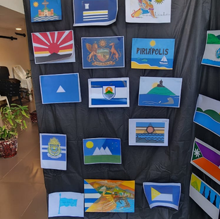 Quedó inaugurada la muestra de los trabajos de la Bandera de Piriápolis 