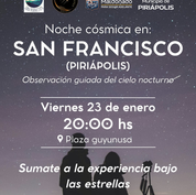 Noche cósmica en San Francisco - Piriápolis 