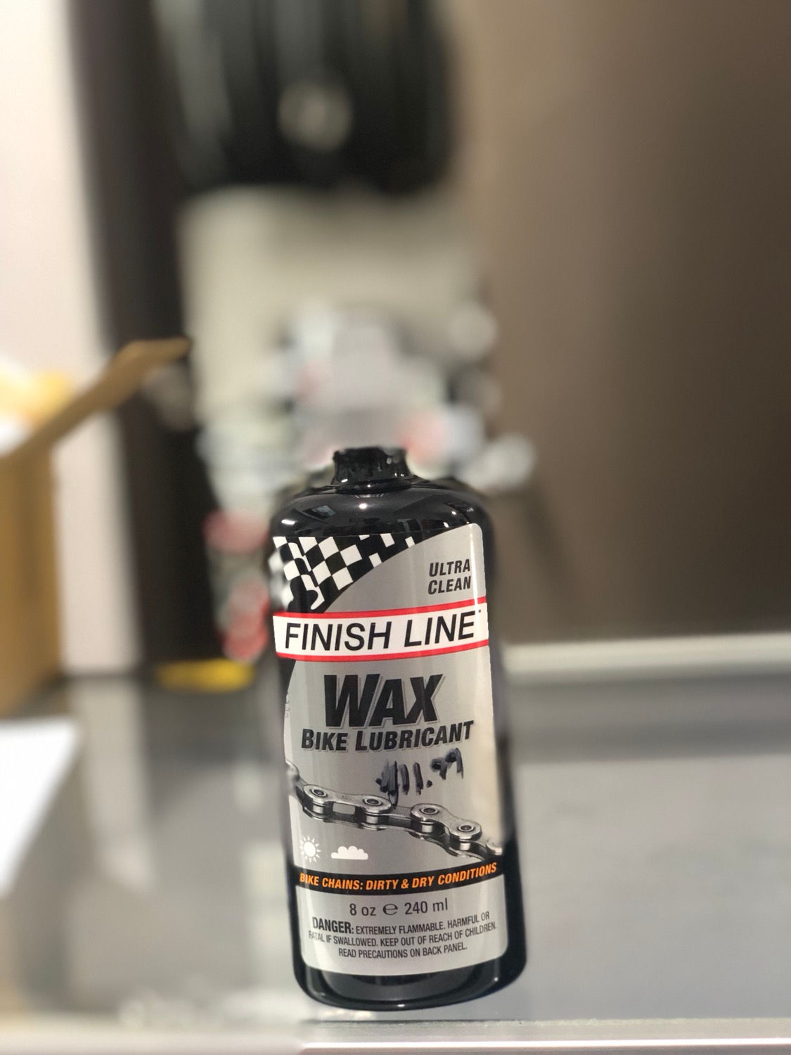 Finish Line wax bike lubricant 